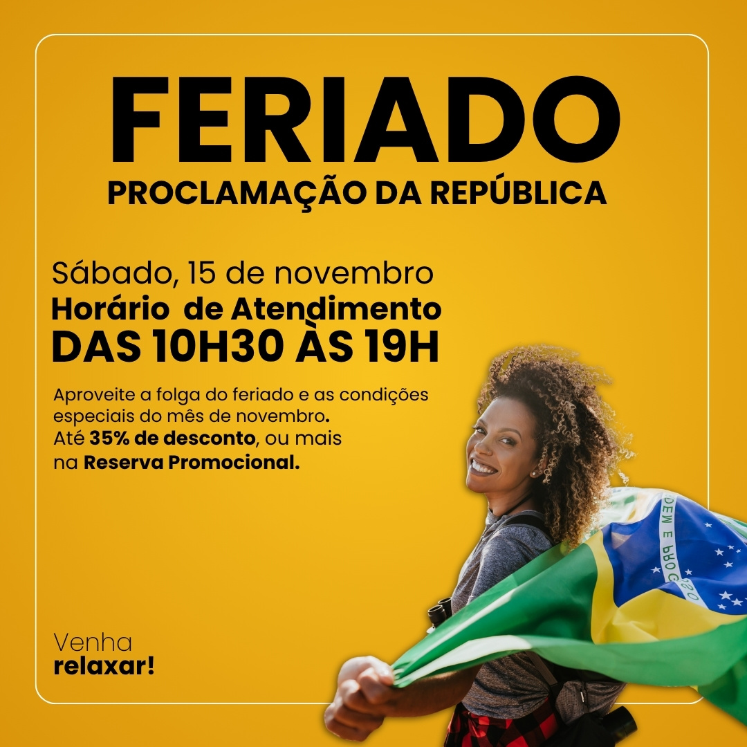 Black Friday no Feriado