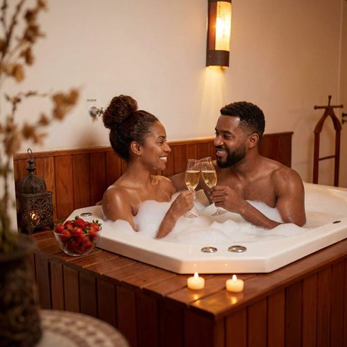 Banho de Imersão - Brinde a Dois Romântico - para casal - 30 min.
